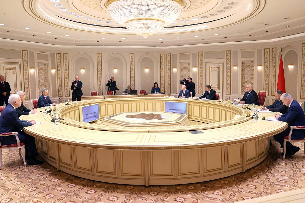Сергей Абрамов принял участие во встрече с Президентом Беларуси Александром Лукашенко 