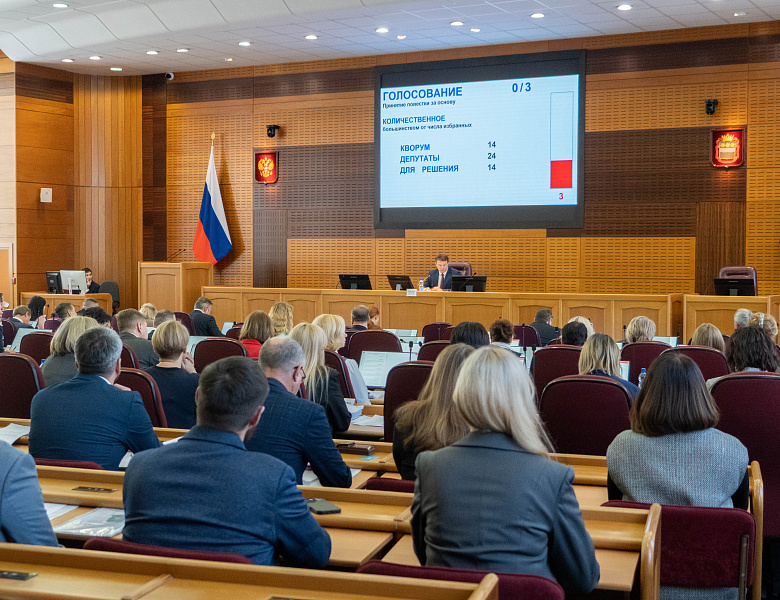 Депутаты Законодательного Собрания Амурской области проголосовали за спокойствие граждан и правопорядок на улицах